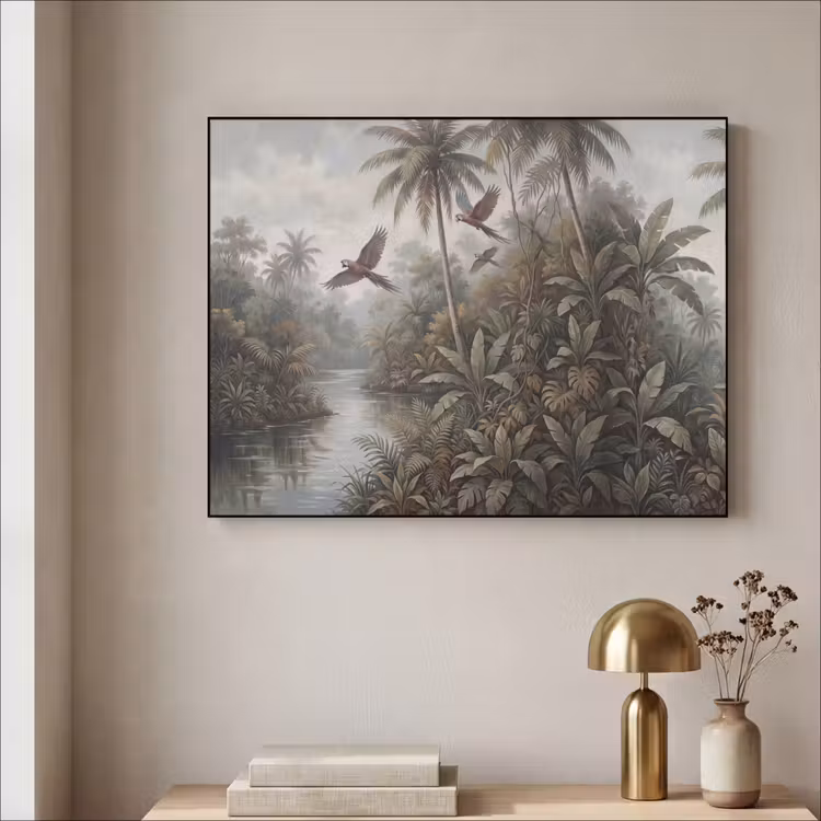 Art Frame - Vogel - Vliegend - Tropisch - Landschap - Klassiek — 3