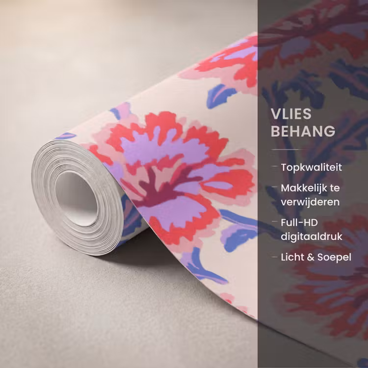 Behang - Bloemen - Patroon - Meerkleurig — 3