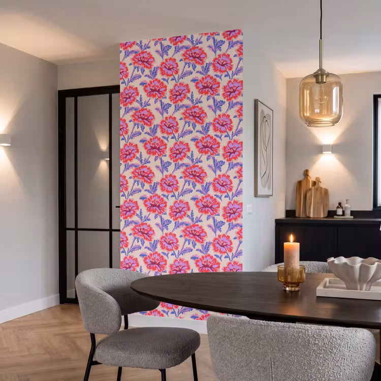 Behang - Bloemen - Patroon - Meerkleurig — 5