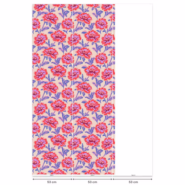 Behang - Bloemen - Patroon - Meerkleurig — 6