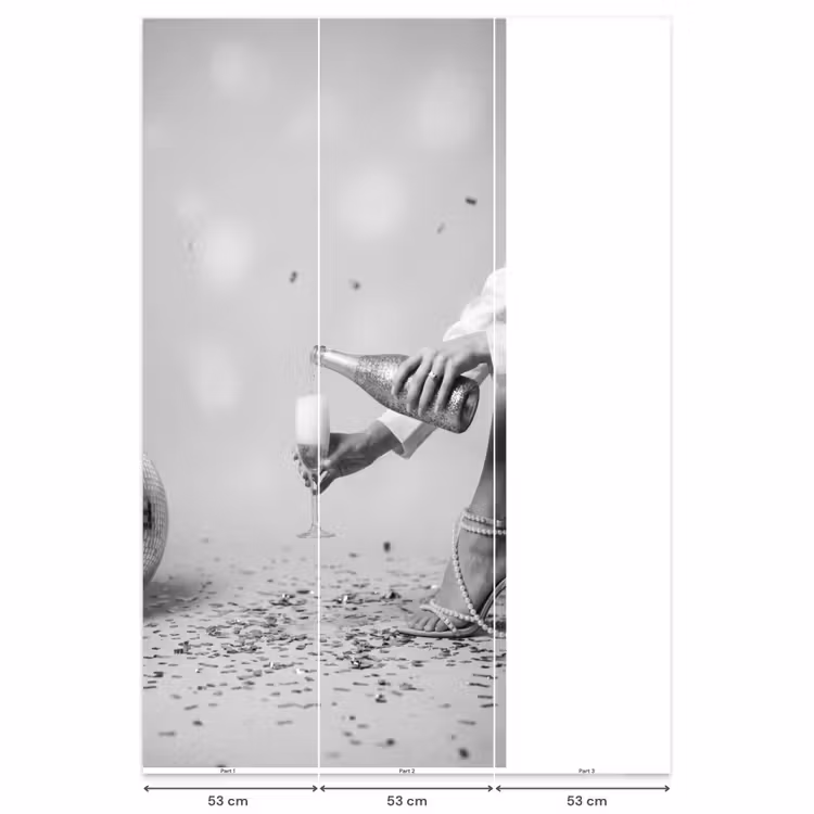 Behang - Feestelijk - Champagne - Discobal — 6