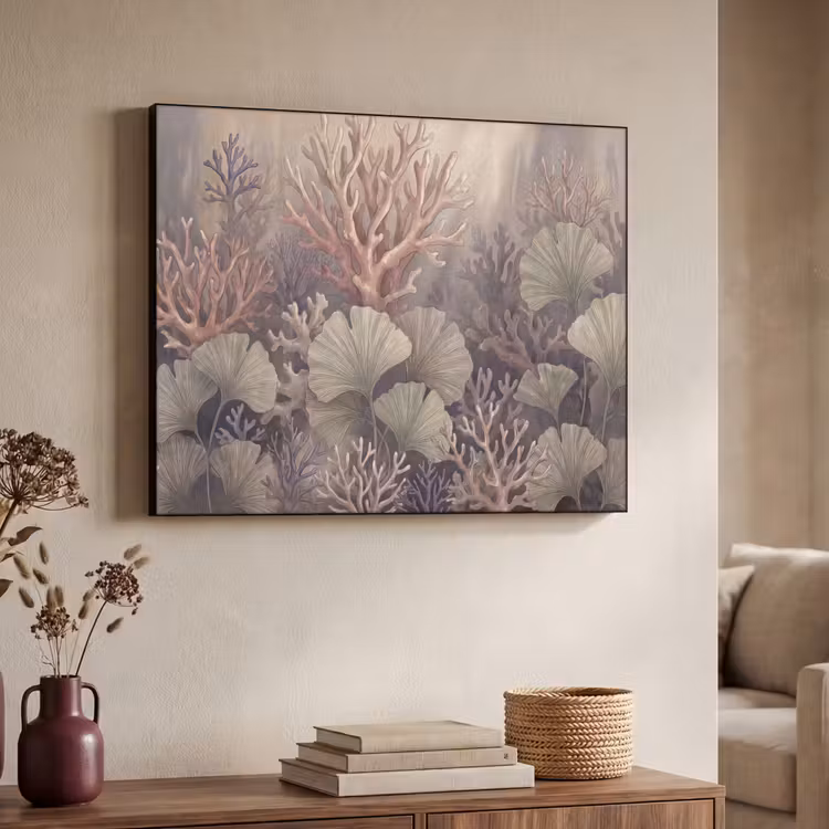 Art Frame - Plant - Bladeren - Zee - Illustratie - Groen — 4