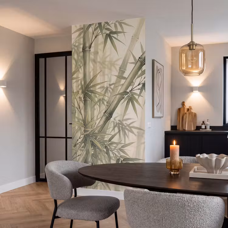 Behang - Bamboe - Bladeren - Aziatisch - Groen - Natuur — 5
