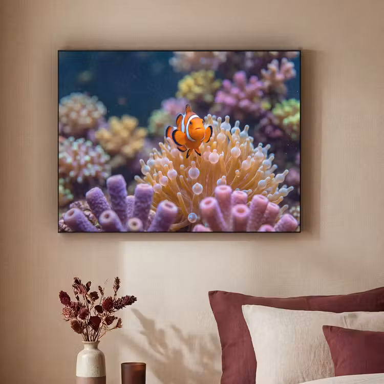 Art Frame - Vis - Koraal - Onderwater - Oranje - Dieren — 2