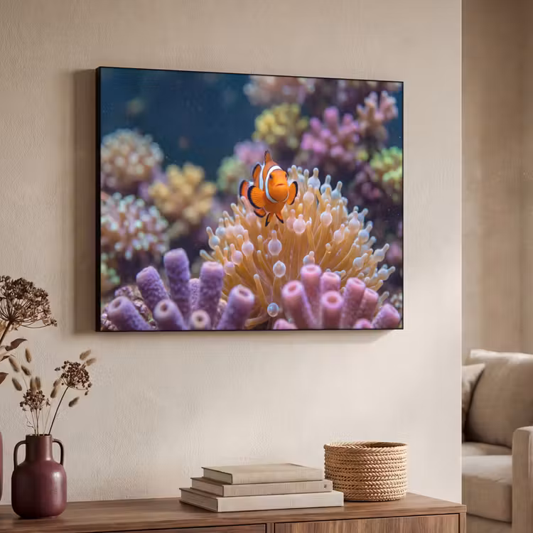 Art Frame - Vis - Koraal - Onderwater - Oranje - Dieren — 4