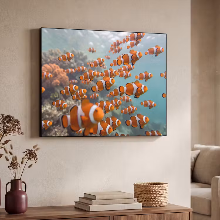 Art Frame - Vis - School - Onderwater - Dieren - Oranje — 4