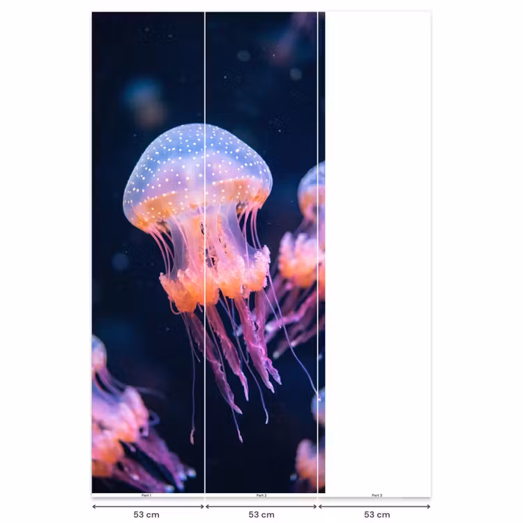 Behang - Dier - Onderwater - Natuur - Roze - Mysterieus — 6