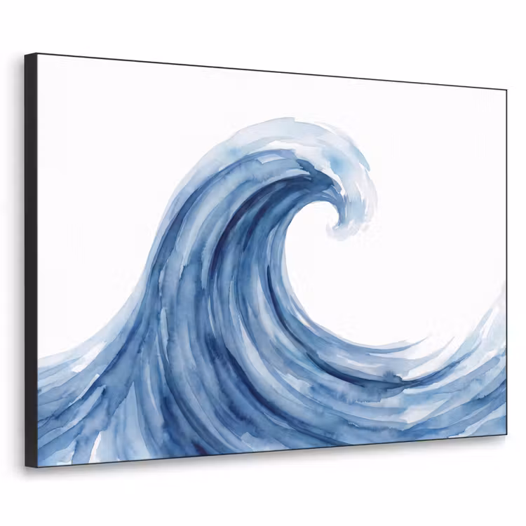 Art Frame - Water - Beweging - Natuur - Modern - Blauw — 1