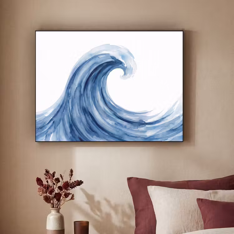 Art Frame - Water - Beweging - Natuur - Modern - Blauw — 2