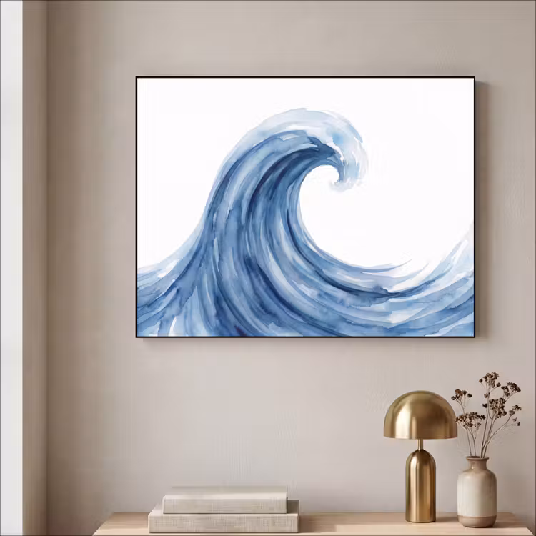 Art Frame - Water - Beweging - Natuur - Modern - Blauw — 3