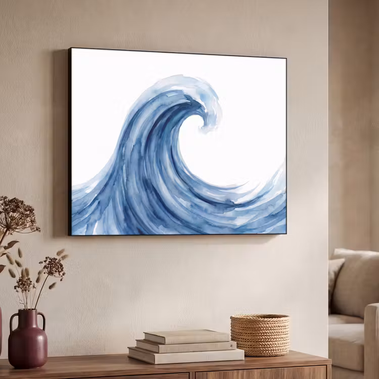 Art Frame - Water - Beweging - Natuur - Modern - Blauw — 4