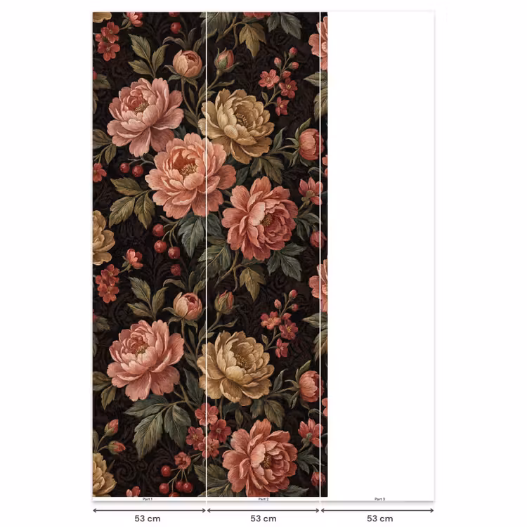 Behang - Bloemen - Patroon - Natuur - Vintage - Roze — 6