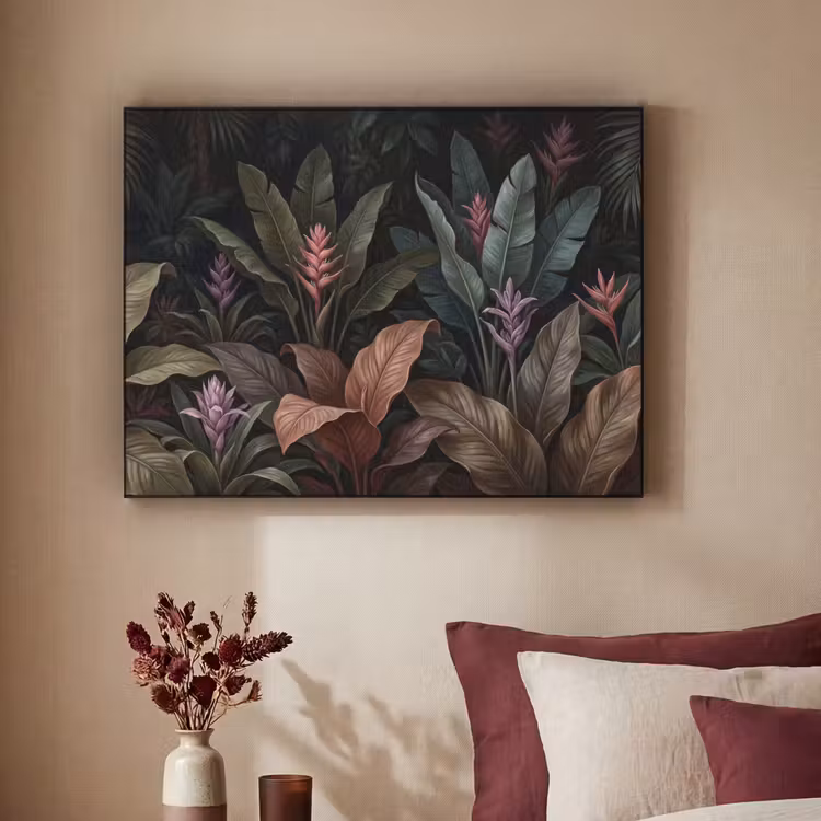 Art Frame - Planten - Tropisch - Jungle - Donker - Natuur — 2