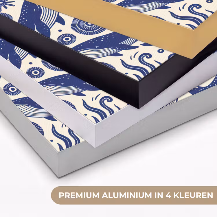 Art Frame - Walvis - Onderwater - Dieren - Abstract - Blauw — 5