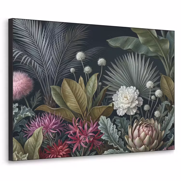 Art Frame - Planten - Tropisch - Botanisch - Donker - Groen — 1