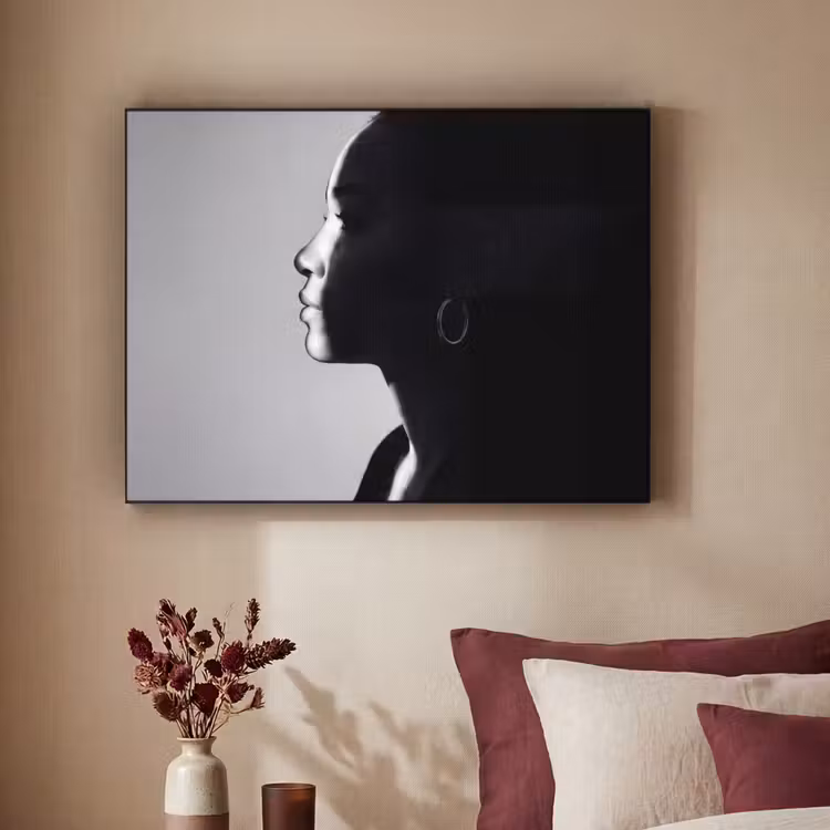 Art Frame - Vrouw - Profiel - Mensen - Zwart-wit — 2
