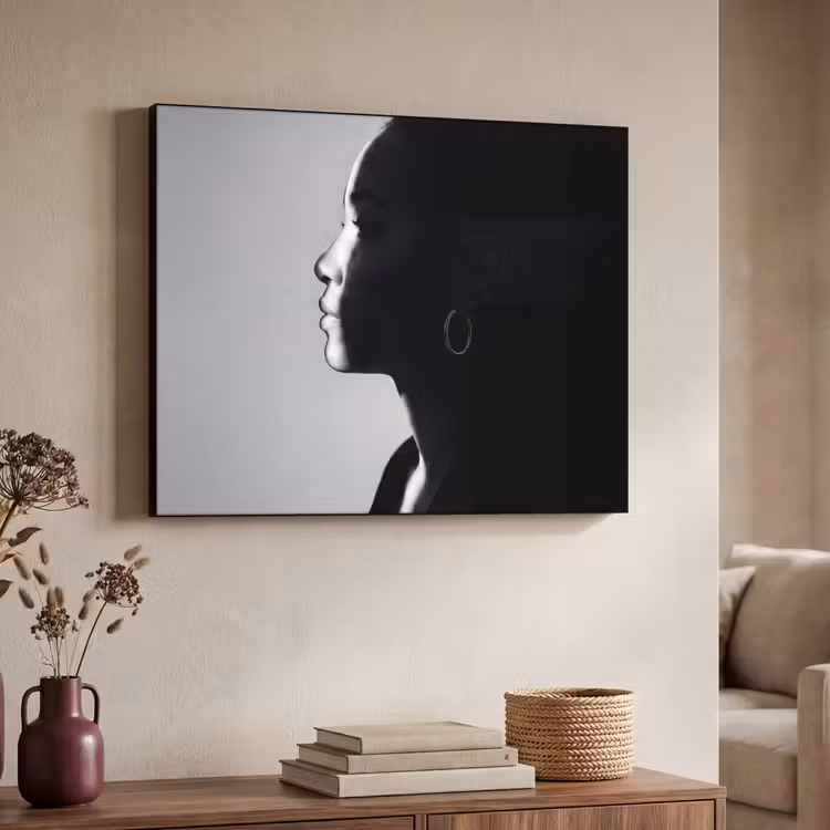 Art Frame - Vrouw - Profiel - Mensen - Zwart-wit — 4