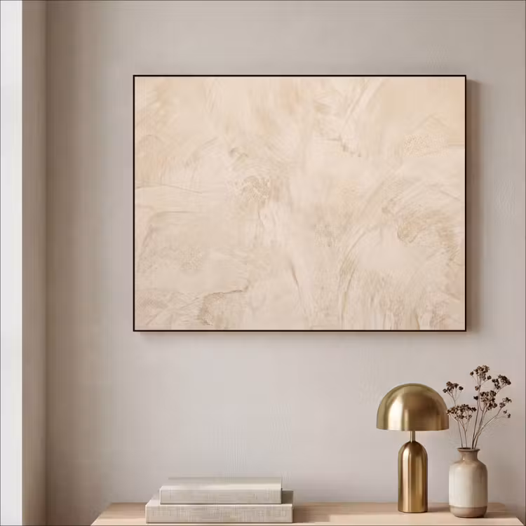 Art Frame - Textuur - Patroon - Abstract - Modern - Beige — 3