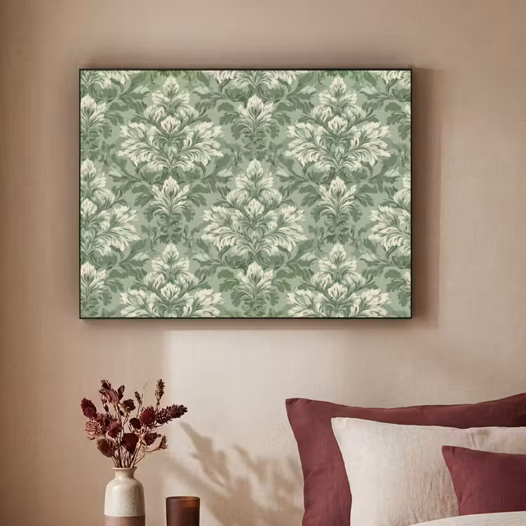 Art Frame - Sierlijk - Lichtgroen - Planten - Patroon - Getailleerd — 2