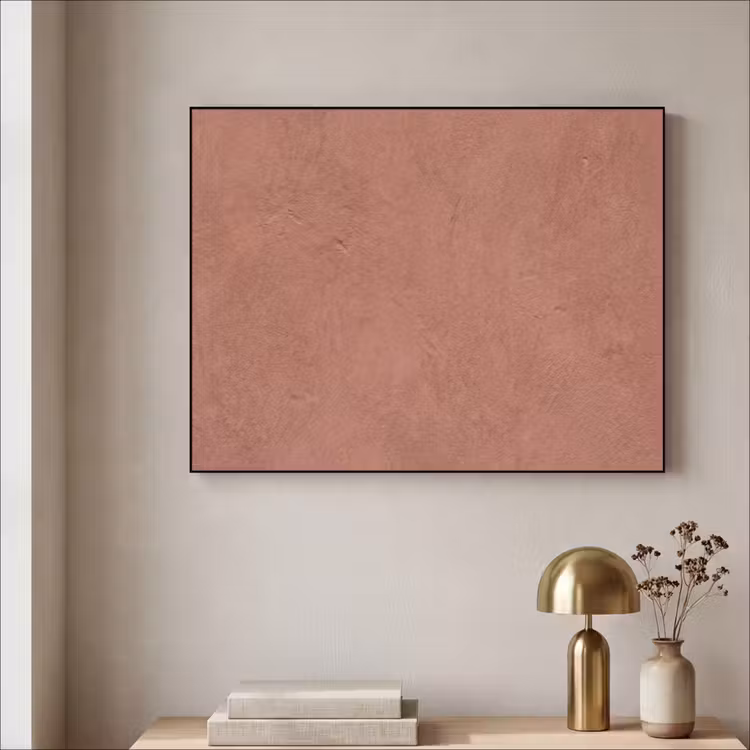 Art Frame - Textuur - Roodbruin - Grof - Modern — 3