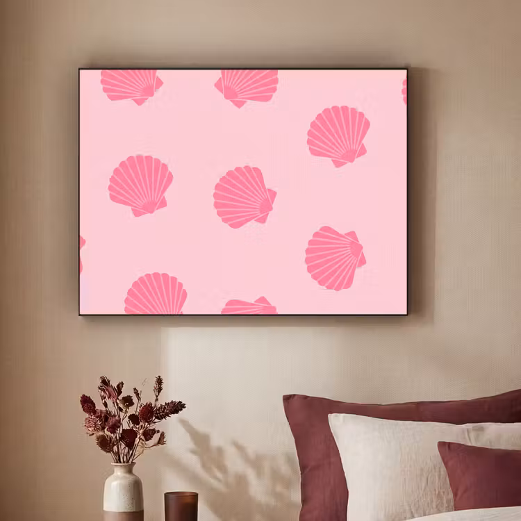 Art Frame - Schelp - Patroon - Zee - Modern - Roze — 2