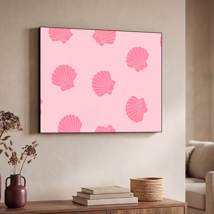 Art Frame - Schelp - Patroon - Zee - Modern - Roze — 4