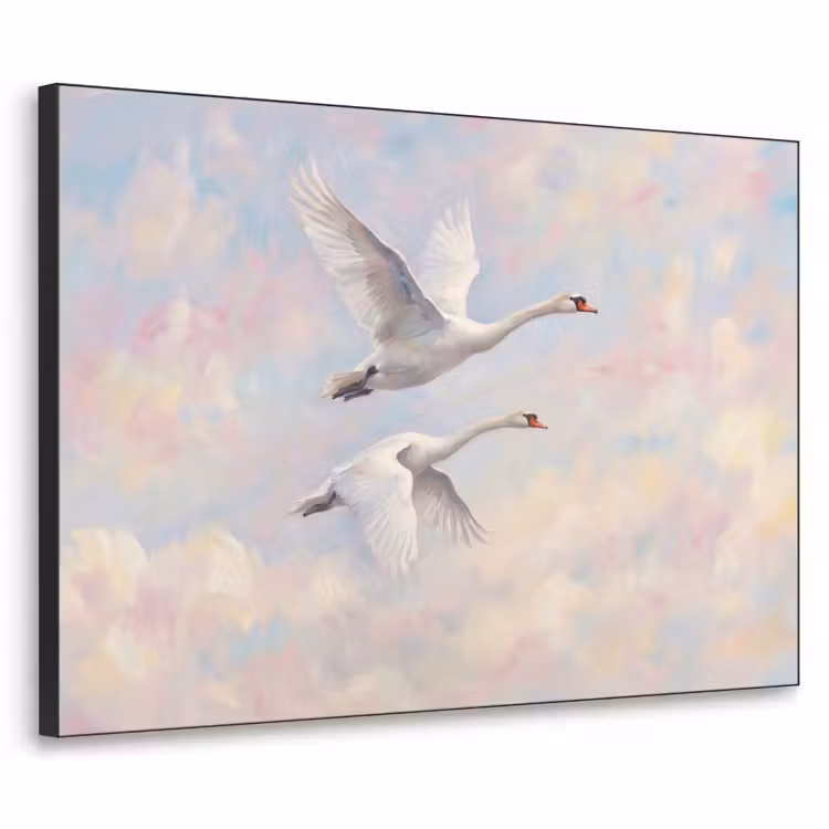 Art Frame - Vogel - Vliegend - Lucht - Modern - Pastel — 1