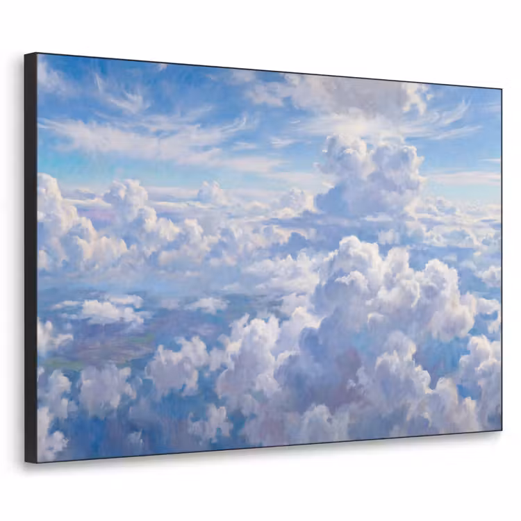 Art Frame - Wolken - Lucht - Natuur - Abstract - Blauw — 1