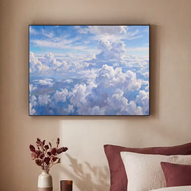Art Frame - Wolken - Lucht - Natuur - Abstract - Blauw — 2