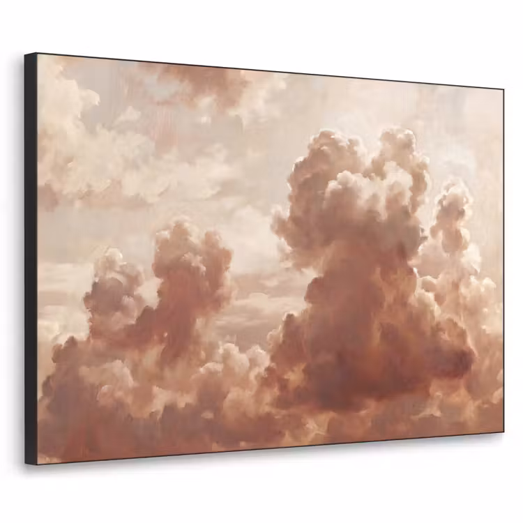 Art Frame - Wolken - Lucht - Natuur - Modern - Bruin — 1