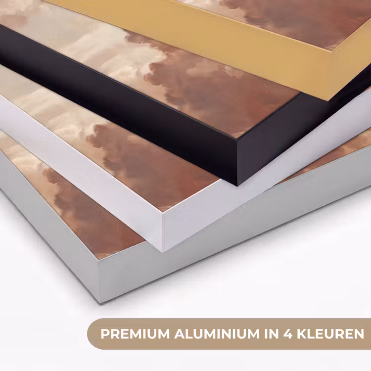 Art Frame - Wolken - Lucht - Natuur - Modern - Bruin — 5