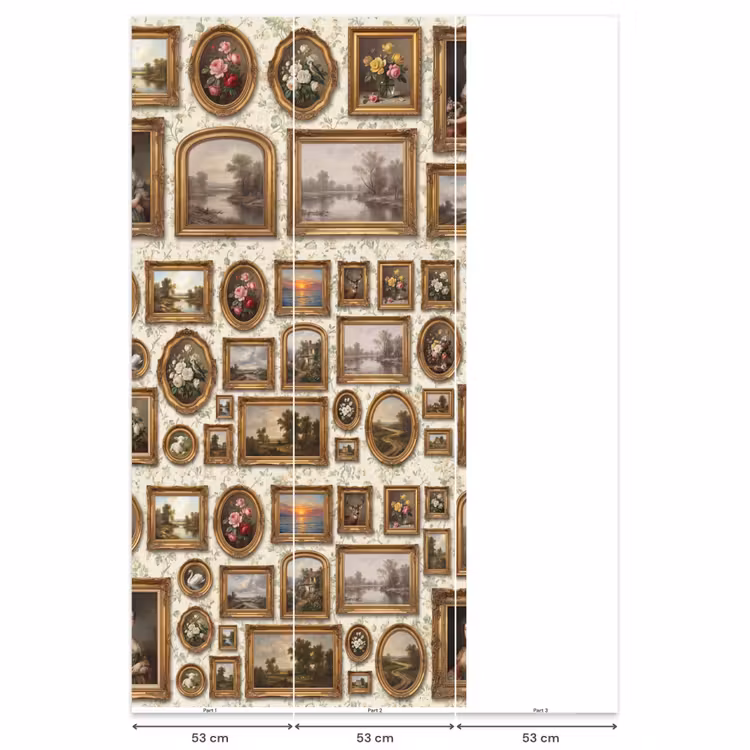 Behang - Bloemen - Roze - Stilleven - Klassiek — 6