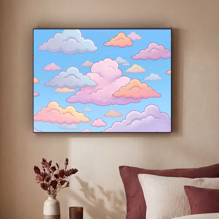 Art Frame - Wolk - Lucht - Natuur - Illustratie - Pastel — 2