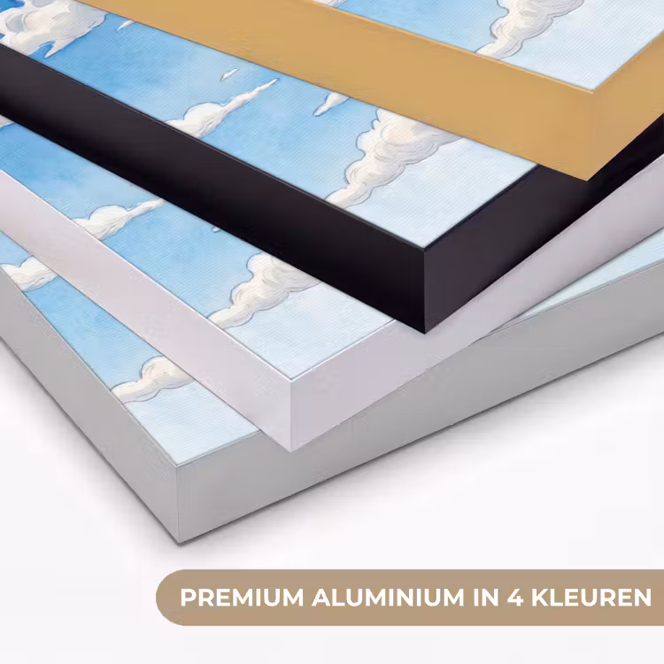 Art Frame - Wolken - Blauwe lucht - Natuur - Modern - Wit — 5