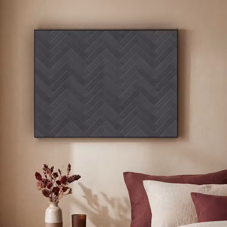Art Frame - Visgraat - Wandtegel - Donkergrijs — 2