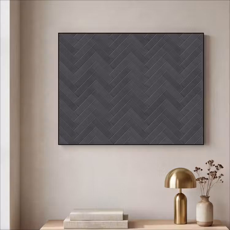Art Frame - Visgraat - Wandtegel - Donkergrijs — 3