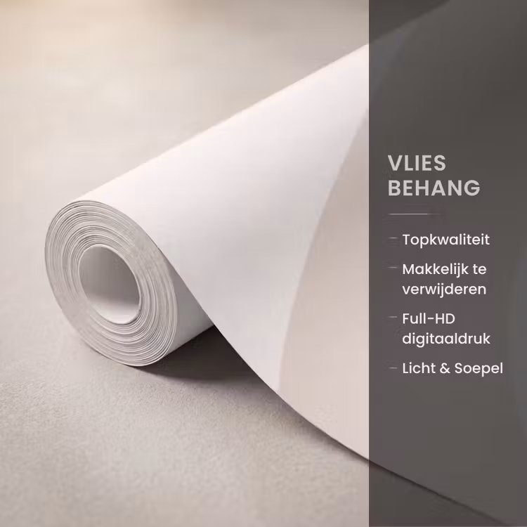 Behang - Abstract - Bogen - Plant - Boho - Beige — 3