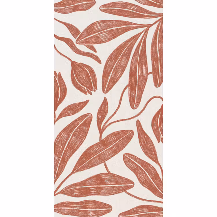 Behang - Bloemen - Patroon - Modern - Natuur - Bruin — 2