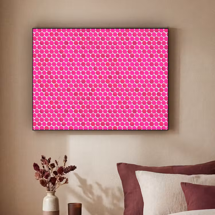 Art Frame - Penny - Mozaïek - Felroze — 2