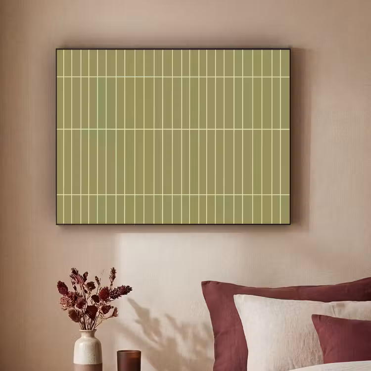 Art Frame - Verticaal - Wandtegel - Olijfgroen — 2