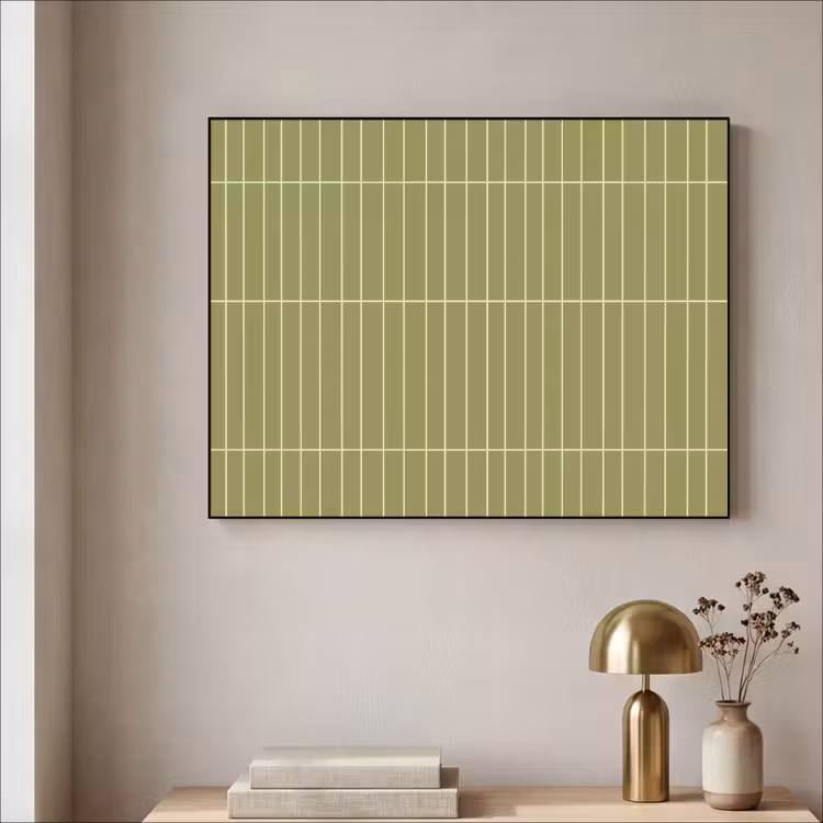 Art Frame - Verticaal - Wandtegel - Olijfgroen — 3