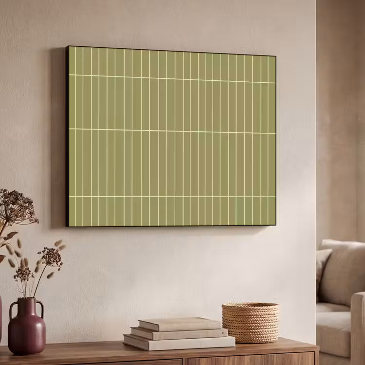 Art Frame - Verticaal - Wandtegel - Olijfgroen — 4