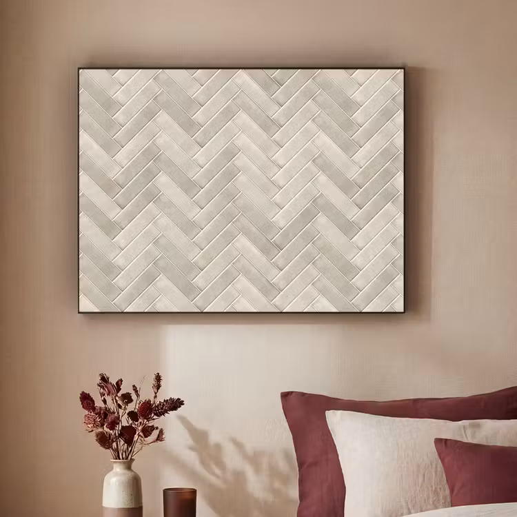 Art Frame - Visgraat - Wandtegel - Beige — 2