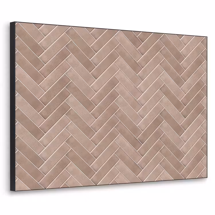 Art Frame - Visgraat - Wandtegel - Oudroze - Terracotta — 1