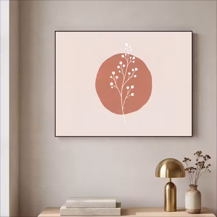 Art Frame - Plant - Tak - Abstract - Modern - Wit — 3