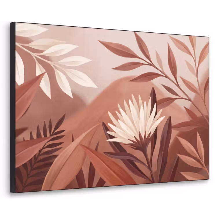Art Frame - Planten - Bladeren - Botanisch - Modern - Bruin — 1