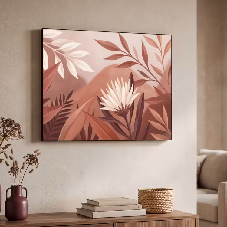 Art Frame - Planten - Bladeren - Botanisch - Modern - Bruin — 4
