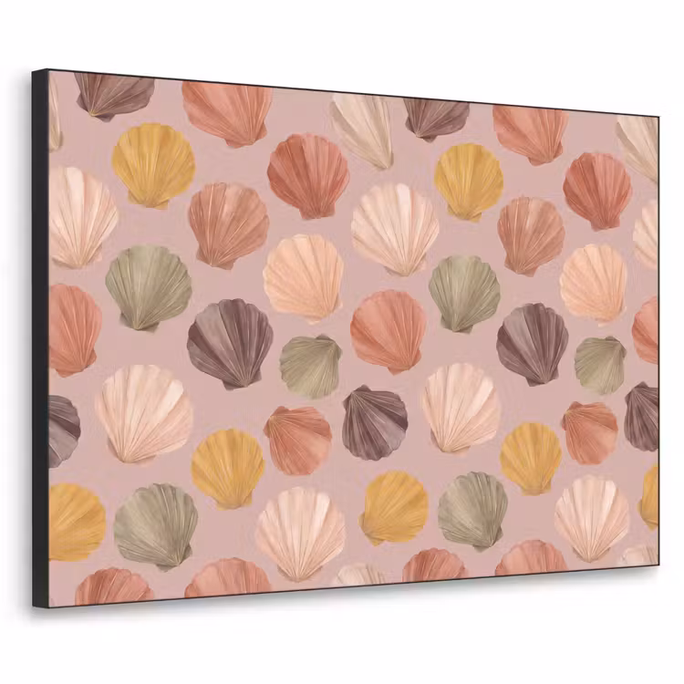 Art Frame - Schelp - Patroon - Zee - Aquarel - Aardetinten — 1
