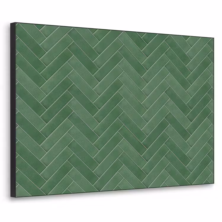 Art Frame - Visgraat - Wandtegel - Bosgroen — 1