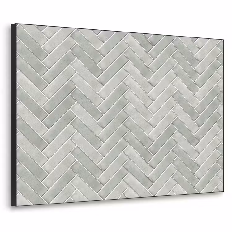 Art Frame - Visgraat - Wandtegel - Grijs — 1
